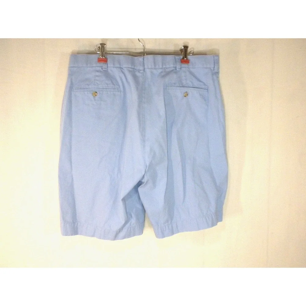 Polo Ralph Lauren Shorts 38x10 Blue Prospect Chino Flat Front Golf Twill Vintage
